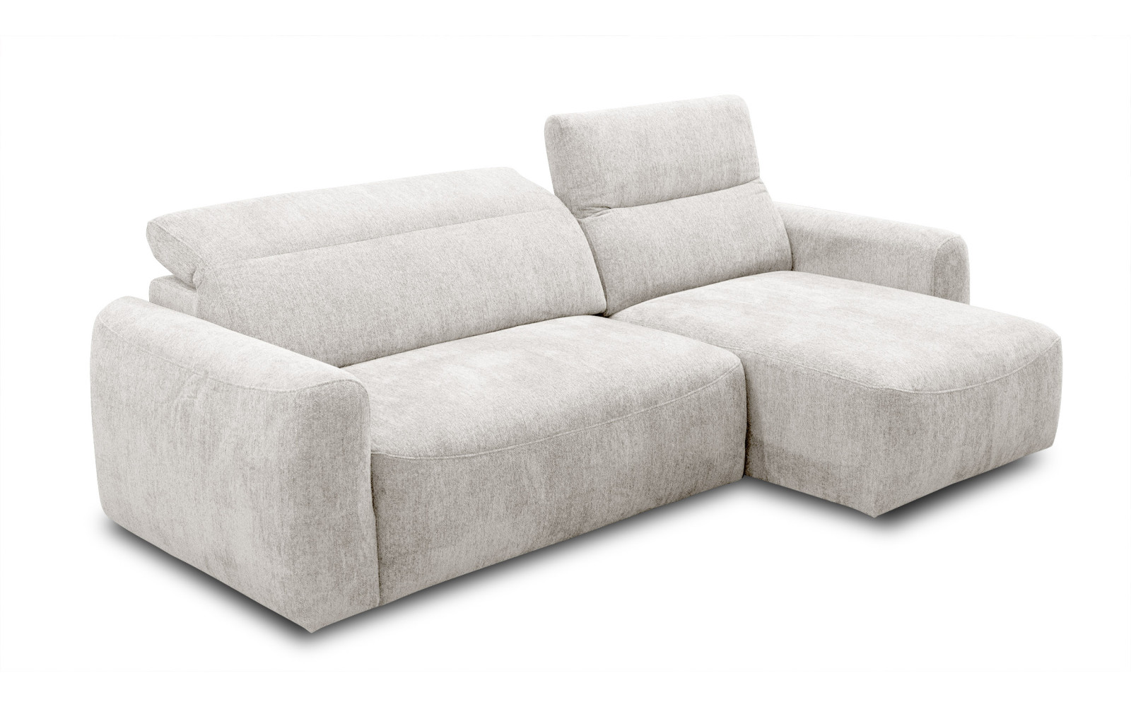 Ecksofa 4-Sitzer rechts NERO, ecru