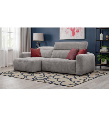 Sofa 4-Sitzer NERO, platingrau