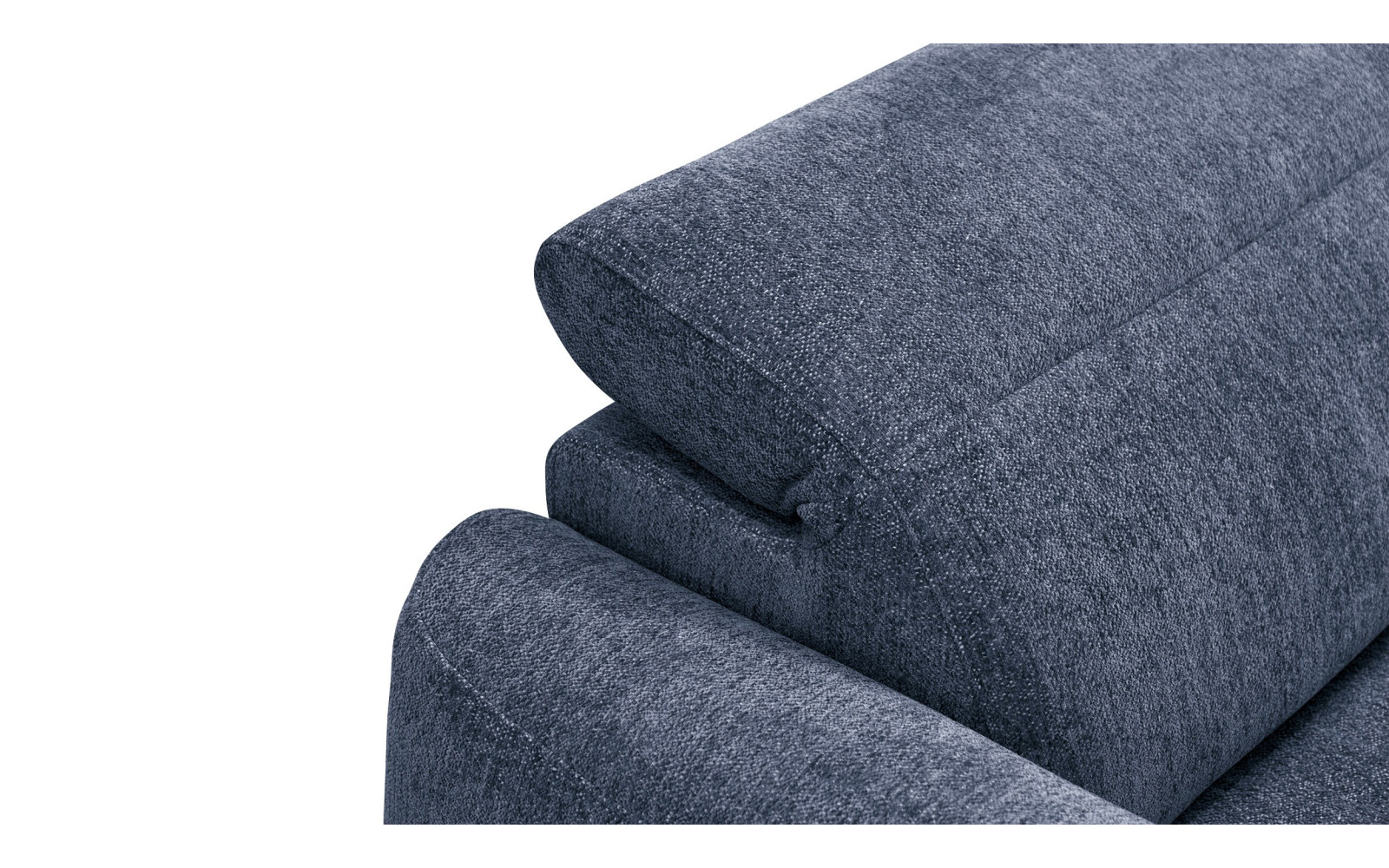 Ecksofa 4-Sitzer rechts NERO, dunkelblau