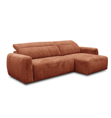 Ecksofa 4-Sitzer rechts NERO, orange
