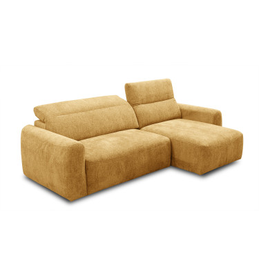 Ecksofa 4-Sitzer rechts NERO, gelb