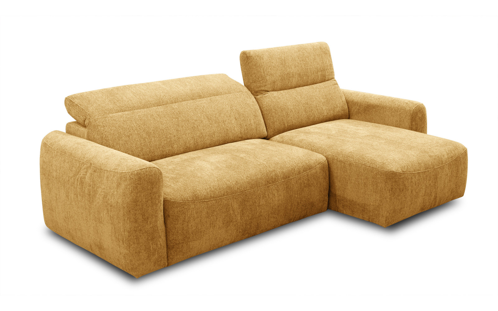 Ecksofa 4-Sitzer rechts NERO, gelb