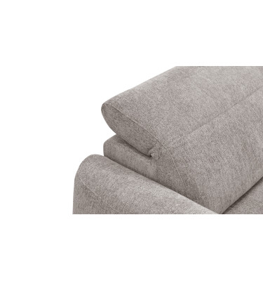 Ecksofa 4-Sitzer rechts NERO, dunkelbeige