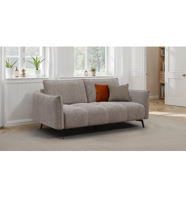 Sofa 2,5-Sitzer AERA, dunkelbeige