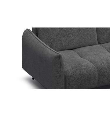 Sofa 2,5-Sitzer AERA, dunkelgrau