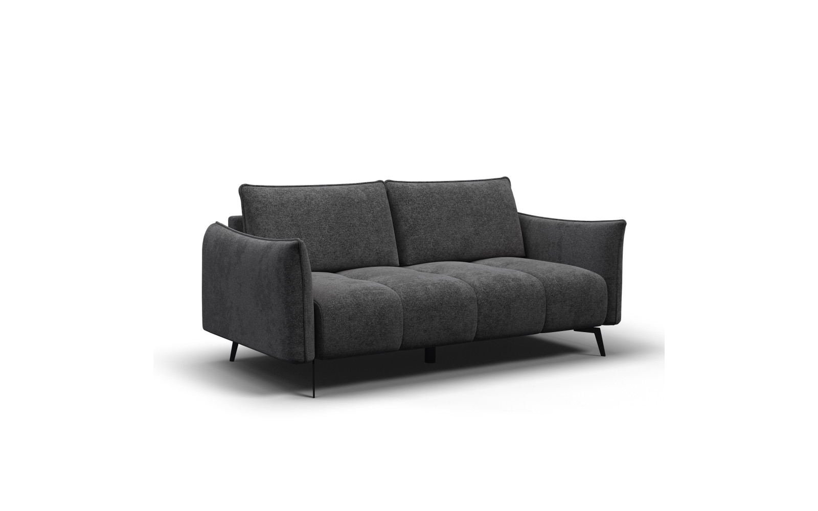 Sofa 2,5-Sitzer AERA, dunkelgrau