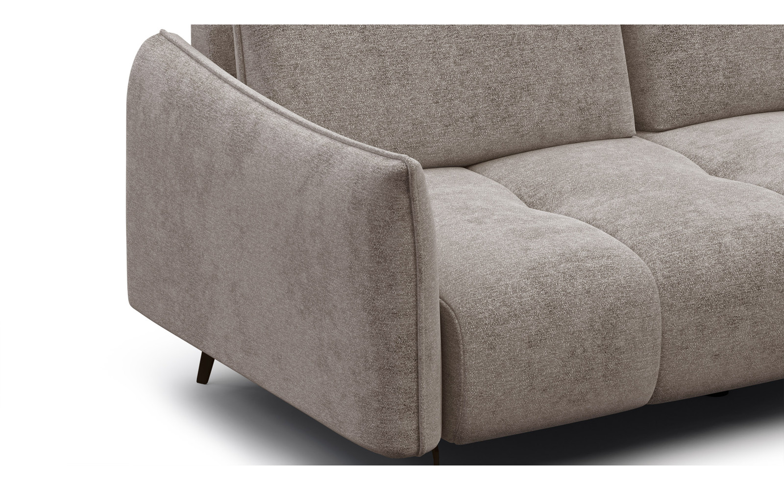 Sofa 2,5-Sitzer AERA, dunkelbeige