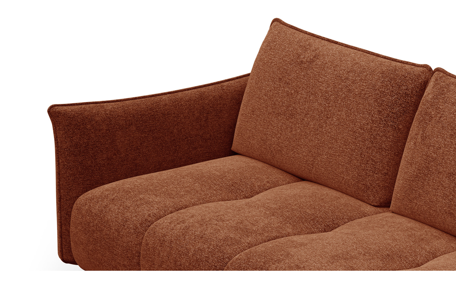 Sofa 2,5-Sitzer AERA, orange