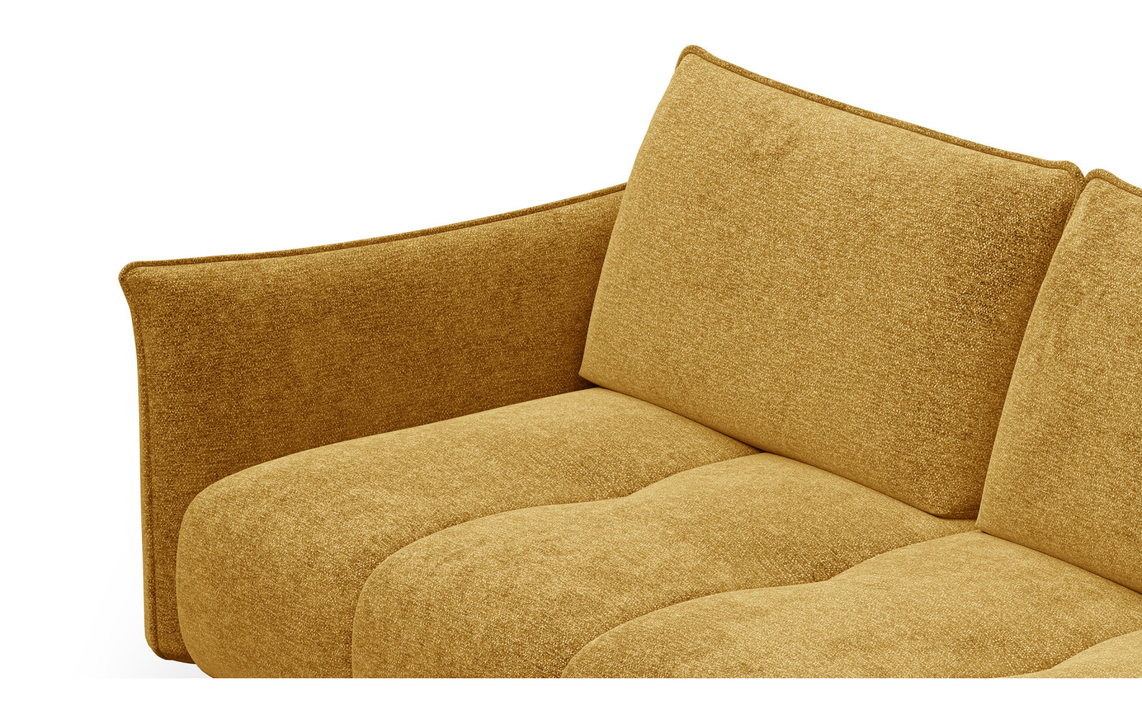 Sofa 2,5-Sitzer AERA, gelb