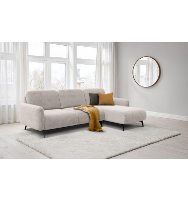 Ecksofa 4-Sitzer rechts FEBE, beige