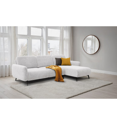 Ecksofa 4-Sitzer rechts FEBE, creme