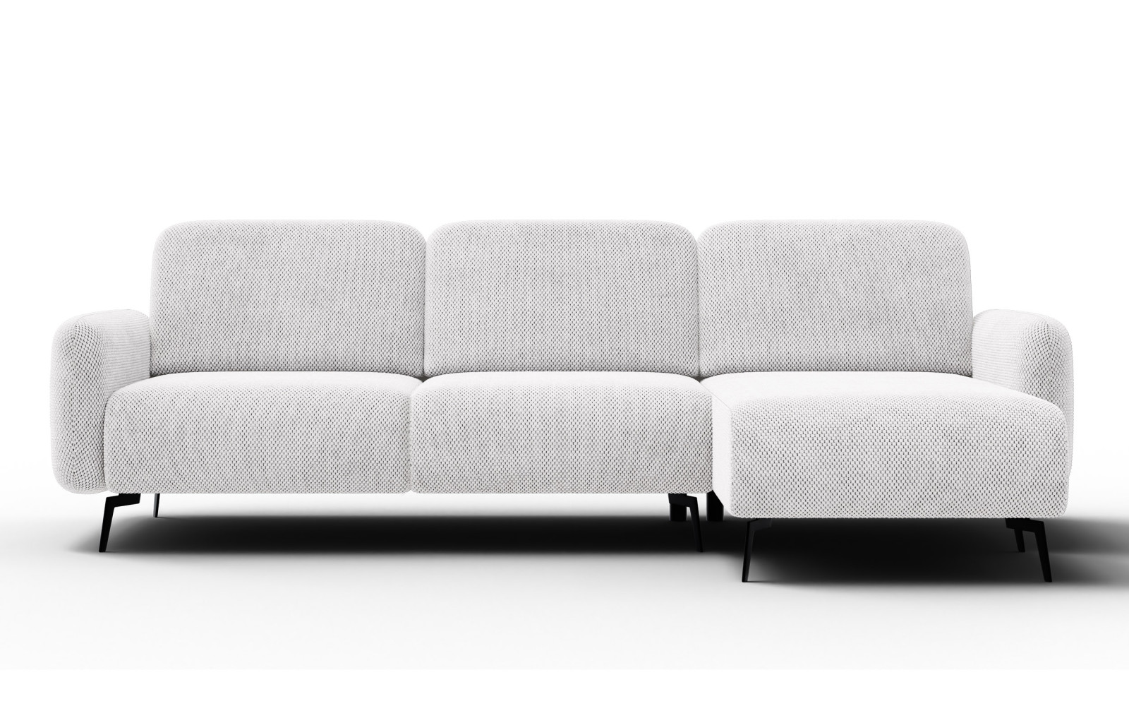 Ecksofa 4-Sitzer rechts FEBE, creme