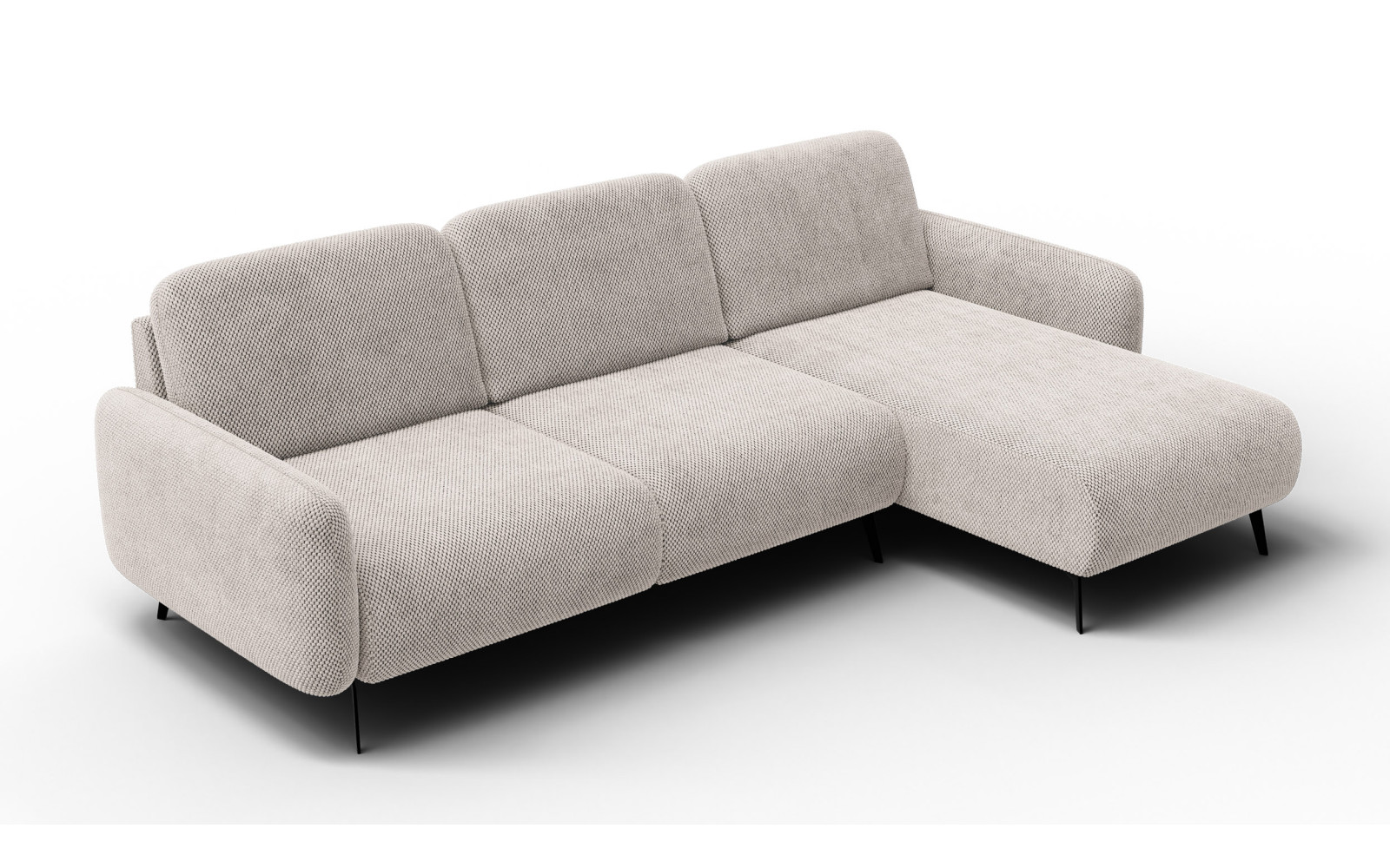 Ecksofa 4-Sitzer rechts FEBE, beige