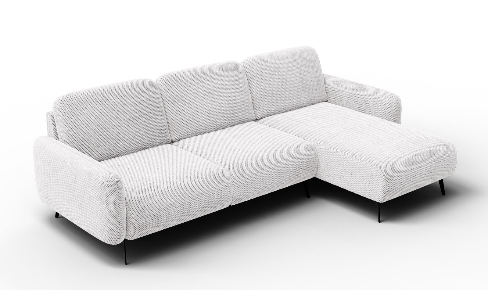 Ecksofa 4-Sitzer rechts FEBE, creme