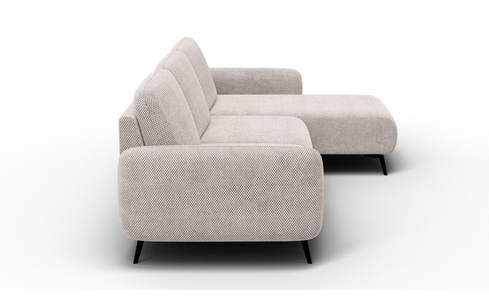 Ecksofa 4-Sitzer rechts FEBE, beige