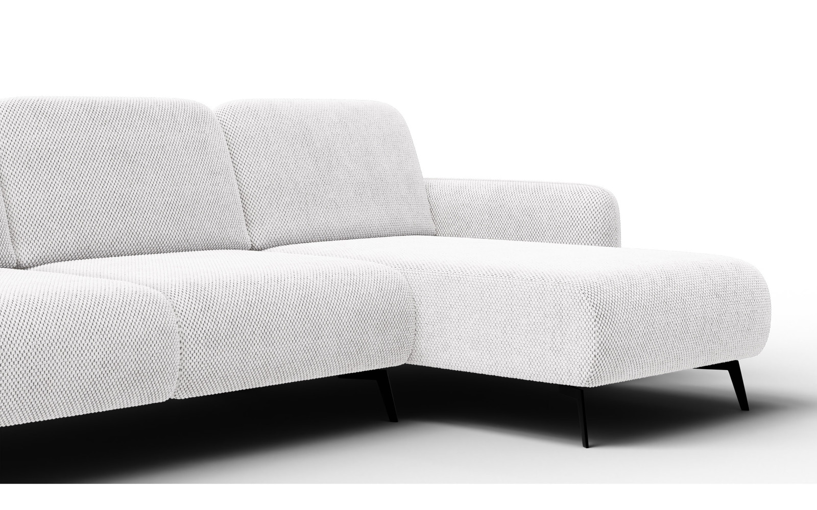 Ecksofa 4-Sitzer rechts FEBE, creme