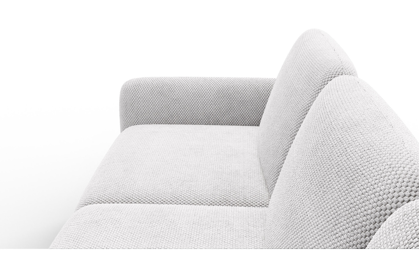 Ecksofa 4-Sitzer rechts FEBE, creme