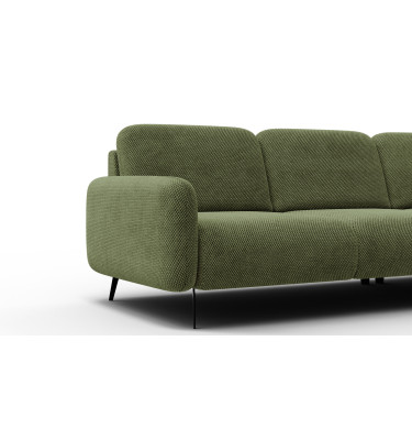Ecksofa 4-Sitzer rechts FEBE, olivgrün