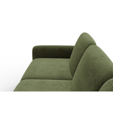 Ecksofa 4-Sitzer rechts FEBE, olivgrün