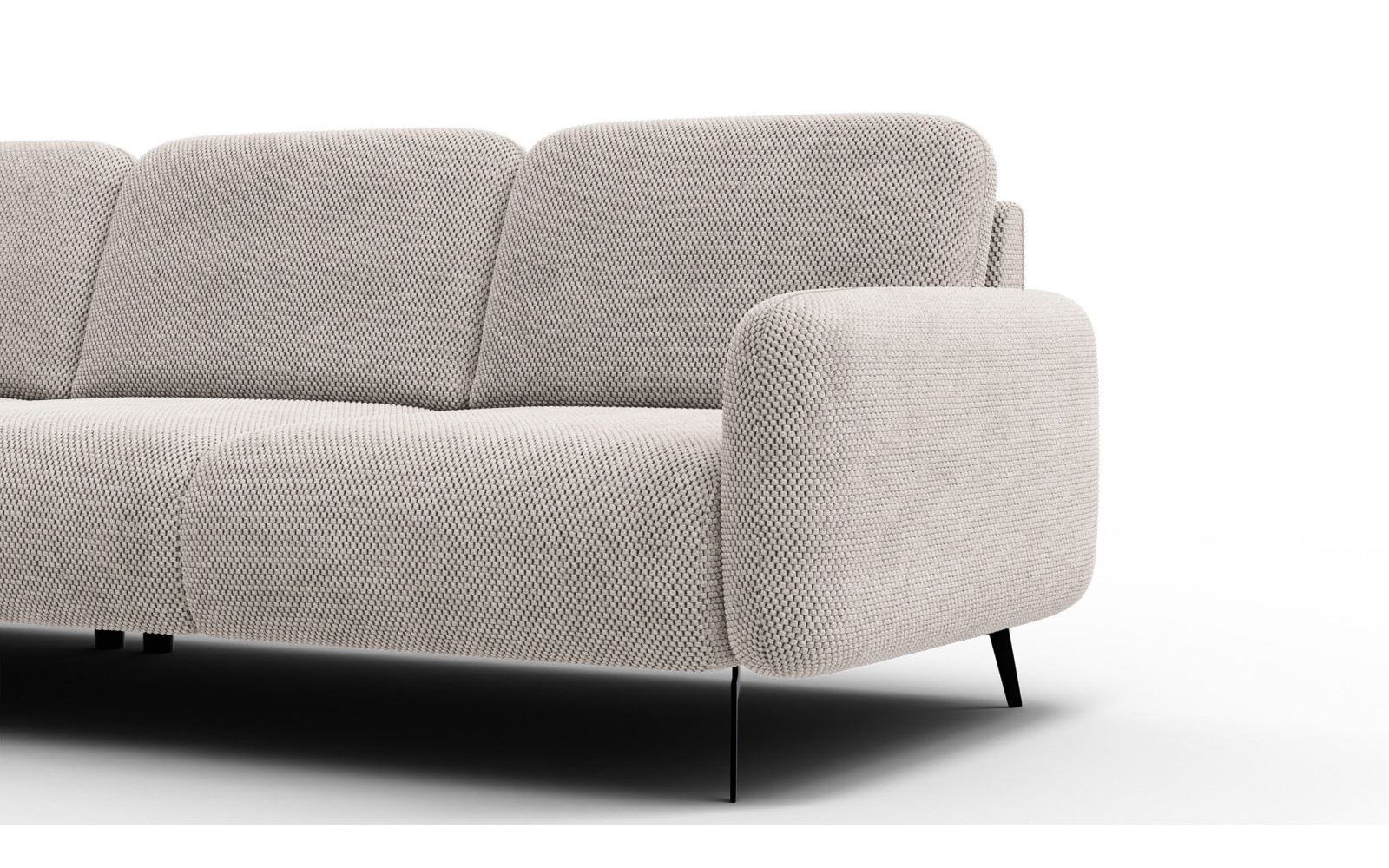 Ecksofa 4-Sitzer links FEBE, beige