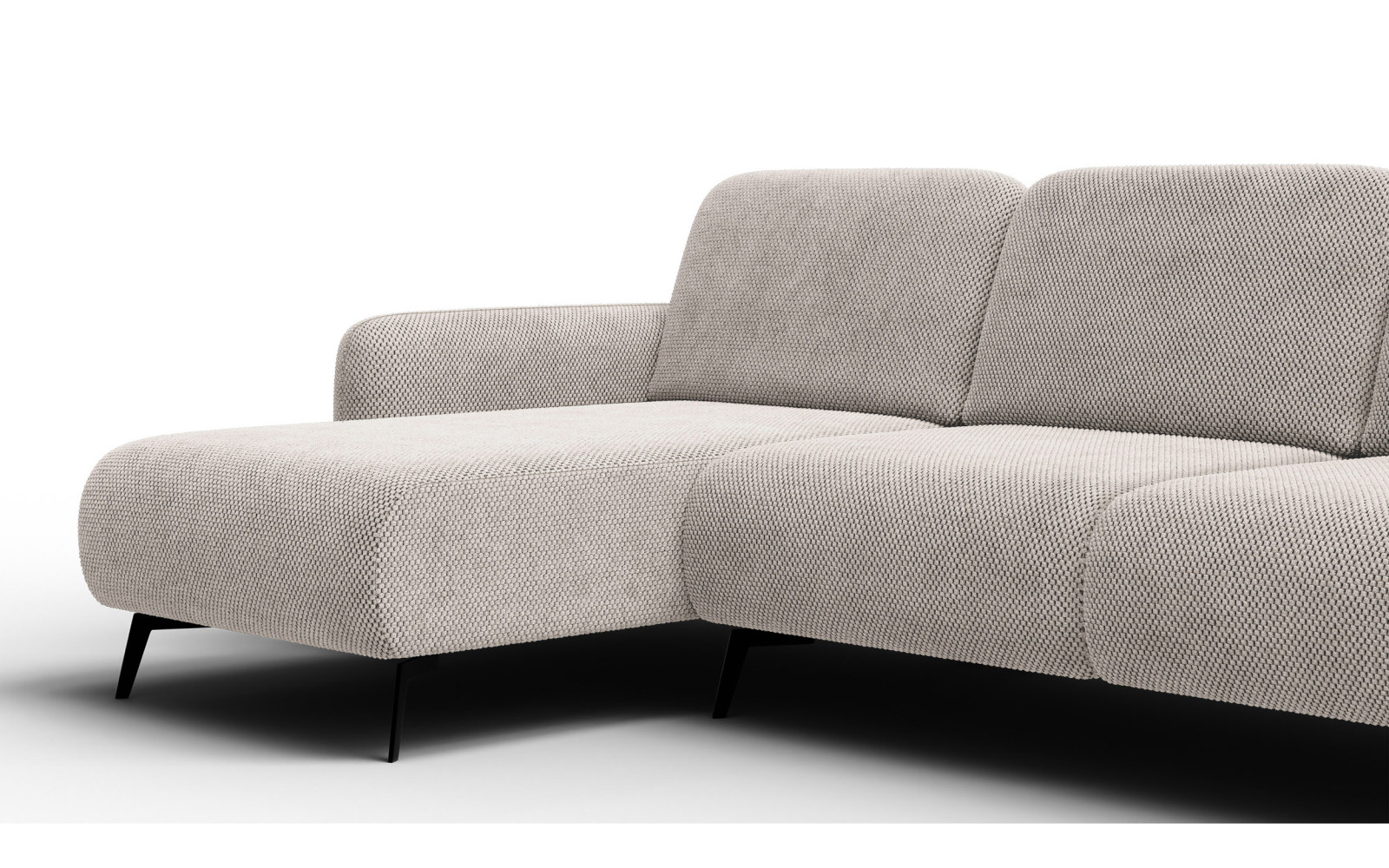 Ecksofa 4-Sitzer links FEBE, beige