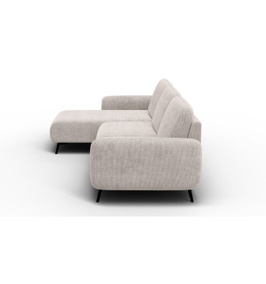 Ecksofa 4-Sitzer links FEBE, beige
