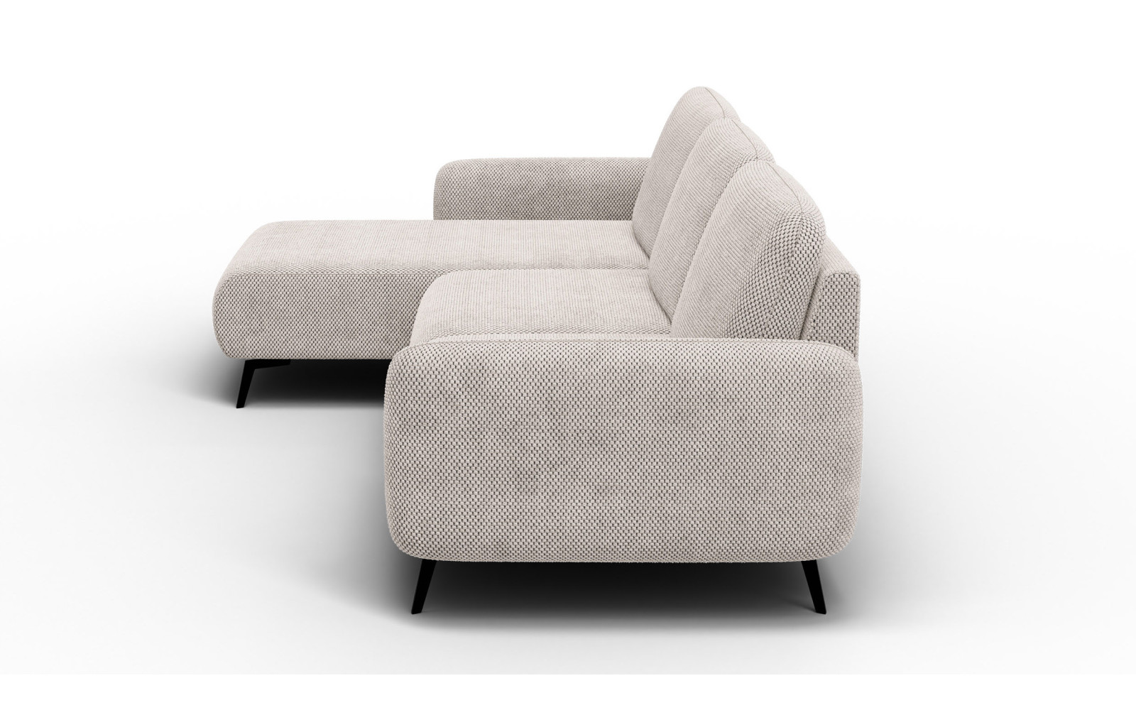Ecksofa 4-Sitzer links FEBE, beige