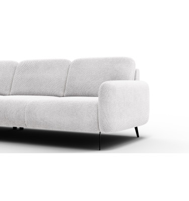 Ecksofa 4-Sitzer links FEBE, creme