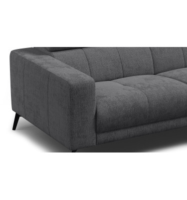 Sofa 3-Sitzer MORELLO, dunkelgrau