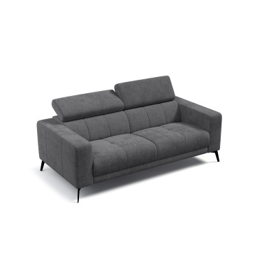 Sofa 3-Sitzer MORELLO, dunkelgrau