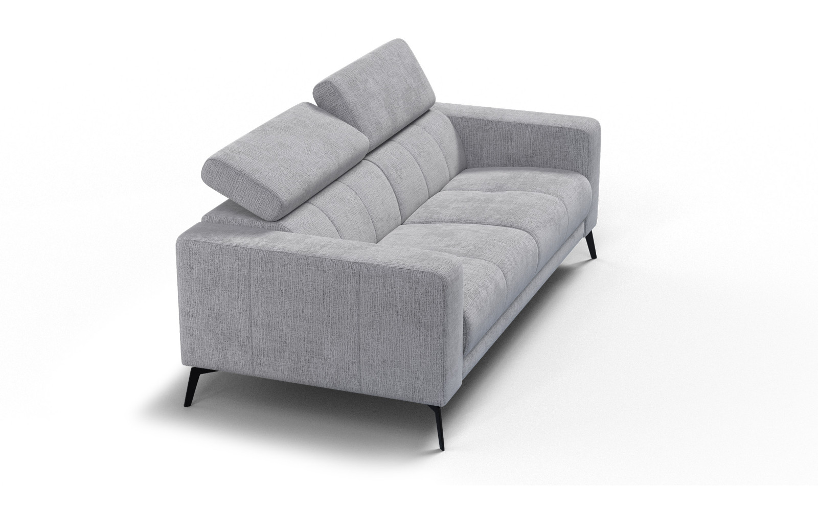 Sofa 3-Sitzer MORELLO, hellgrau