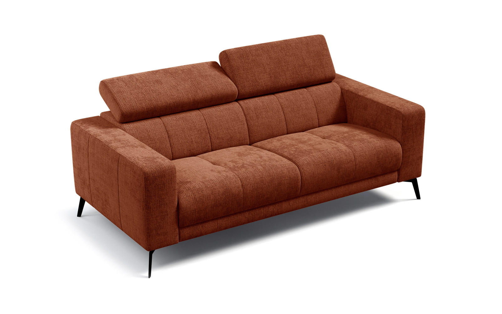 Sofa 3-Sitzer MORELLO, rostrot