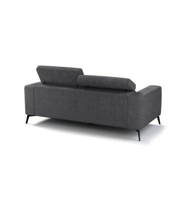 Sofa 3-Sitzer MORELLO, dunkelgrau