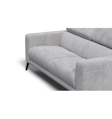 Sofa 3-Sitzer MORELLO, hellgrau