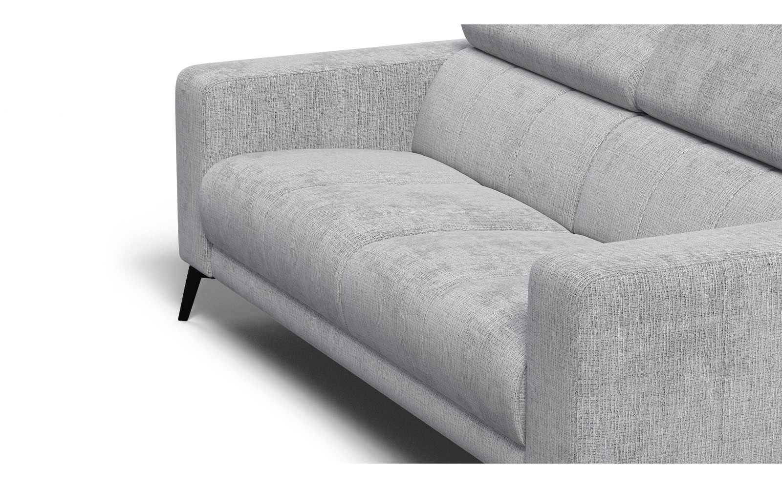 Sofa 3-Sitzer MORELLO, hellgrau