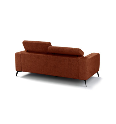 Sofa 3-Sitzer MORELLO, rostrot