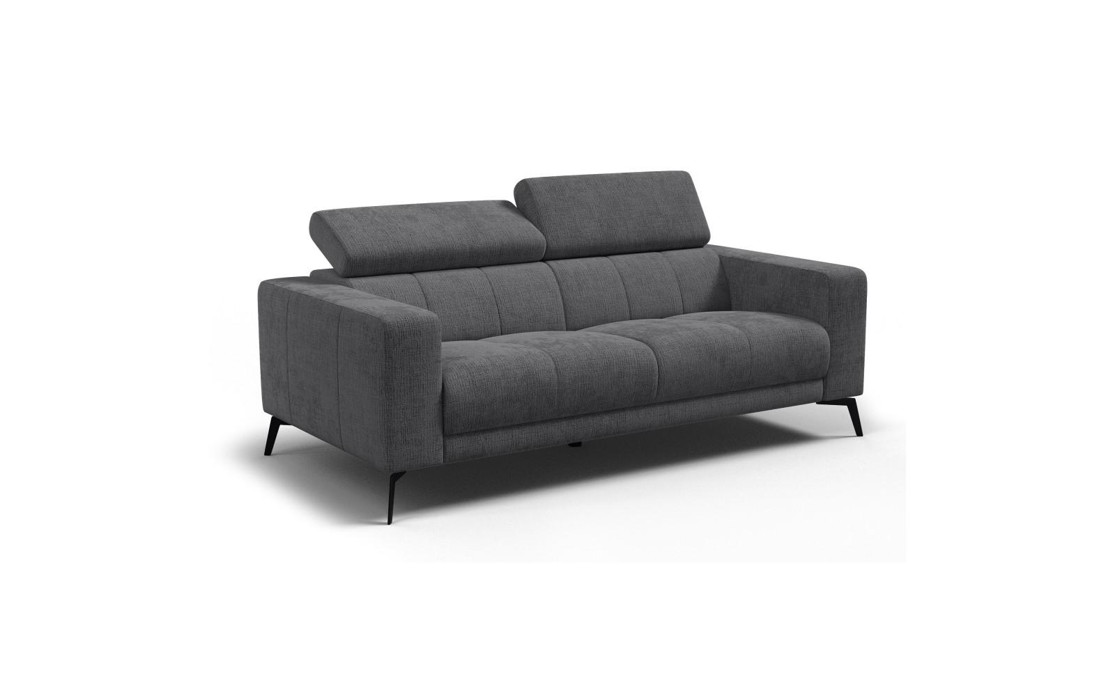 Sofa 3-Sitzer MORELLO, dunkelgrau