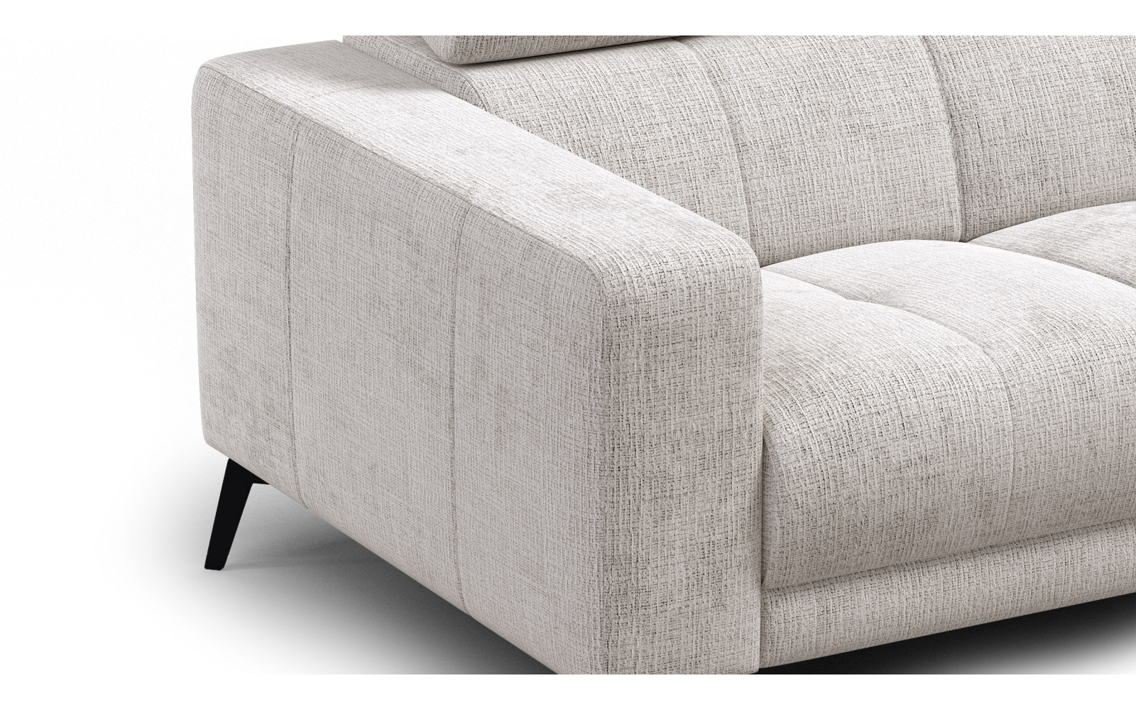 Sofa 2-Sitzer MORELLO, creme