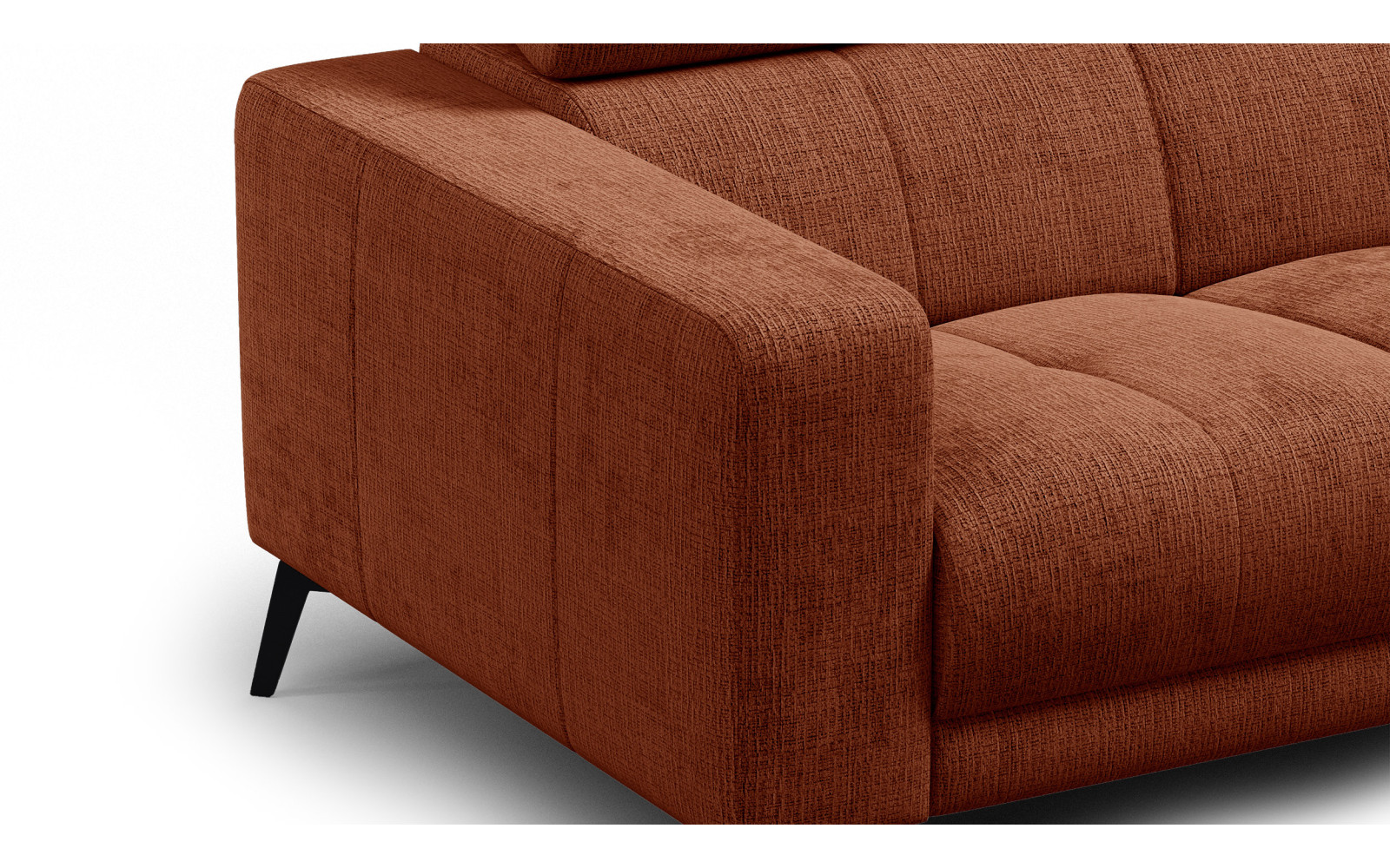 Sofa 2-Sitzer MORELLO, rostrot