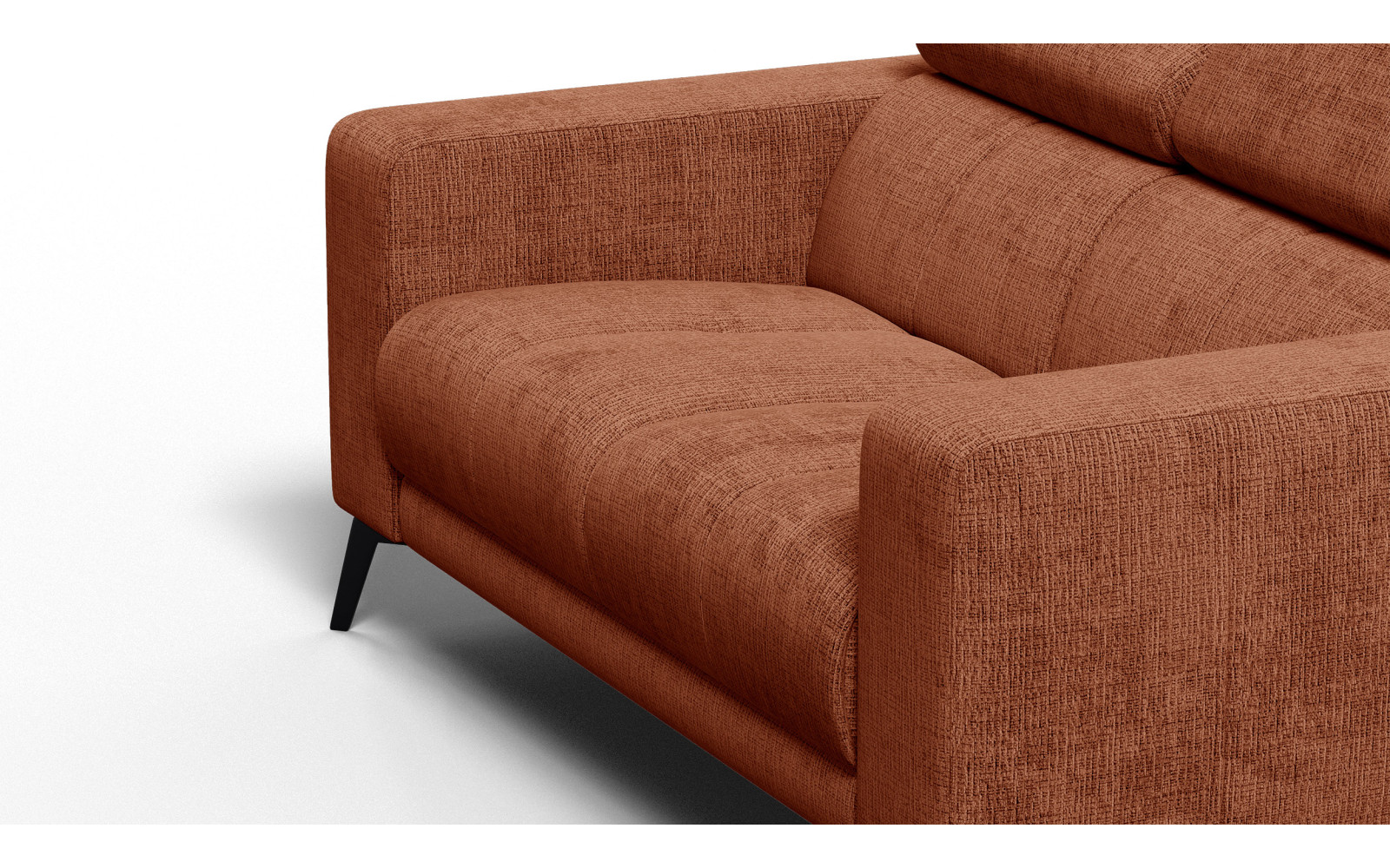 Sofa 2-Sitzer MORELLO, rostrot