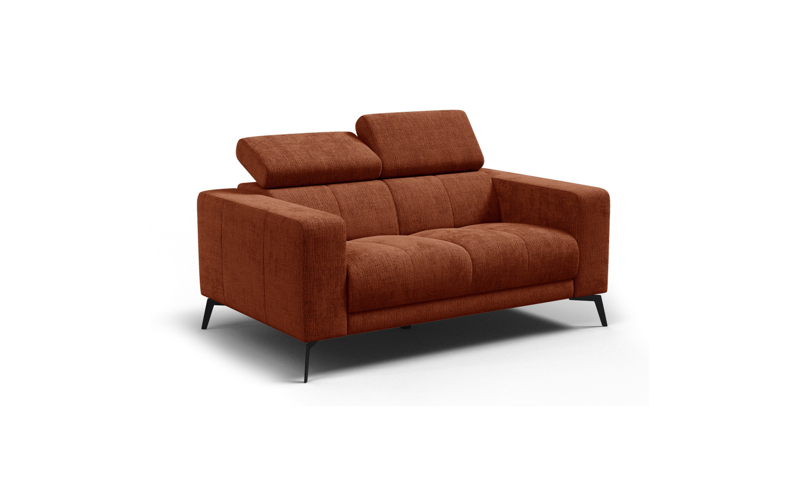 Sofa 2-Sitzer MORELLO, rostrot