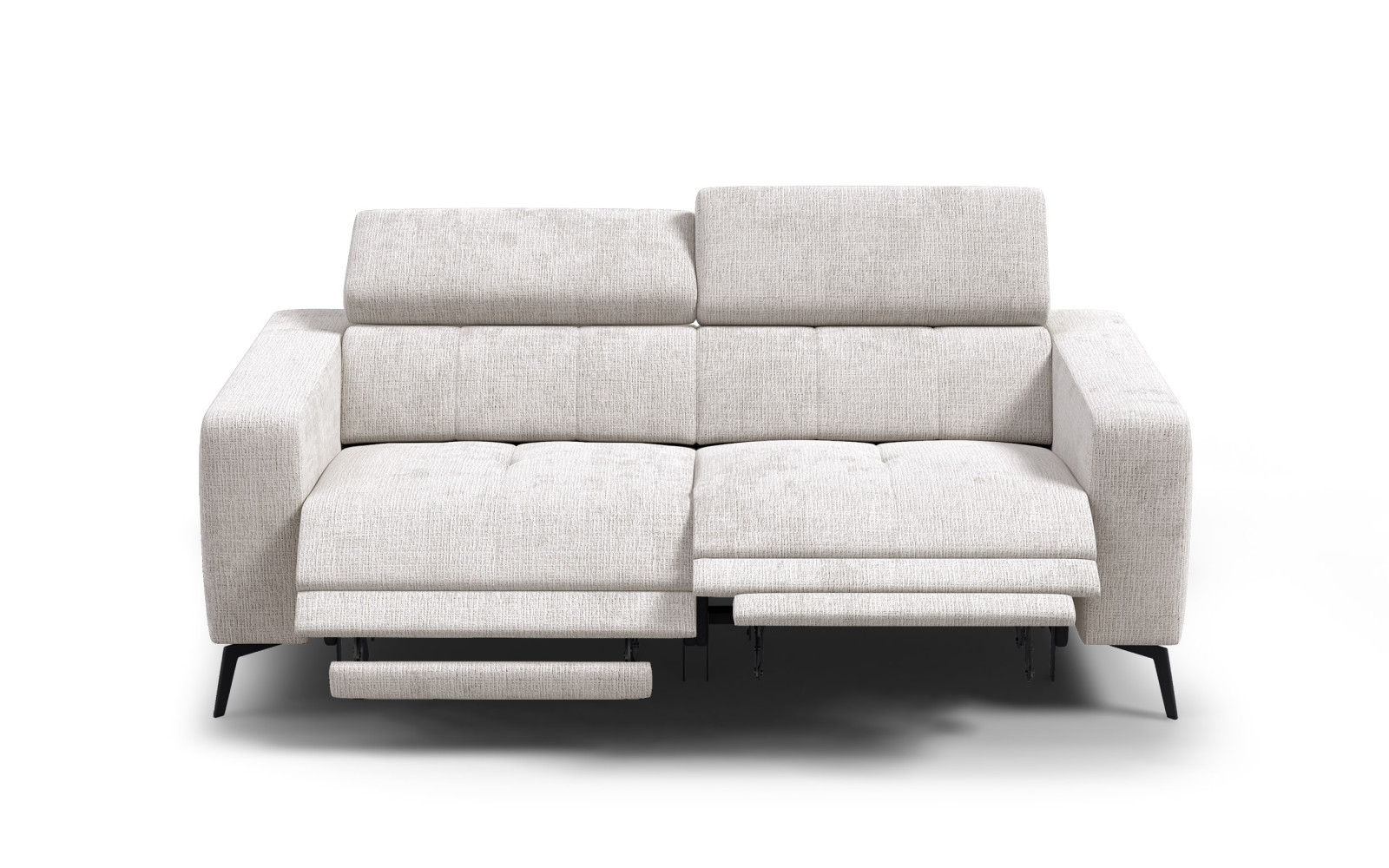 Relaxsofa 3-Sitzer MORELLO, creme, 2 x Relax Zero Gravity
