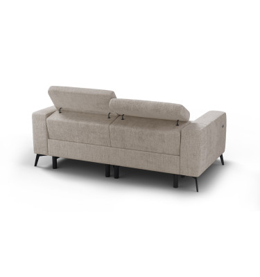 Relaxsofa 3-Sitzer MORELLO, beige, 2 x Relax Zero Gravity
