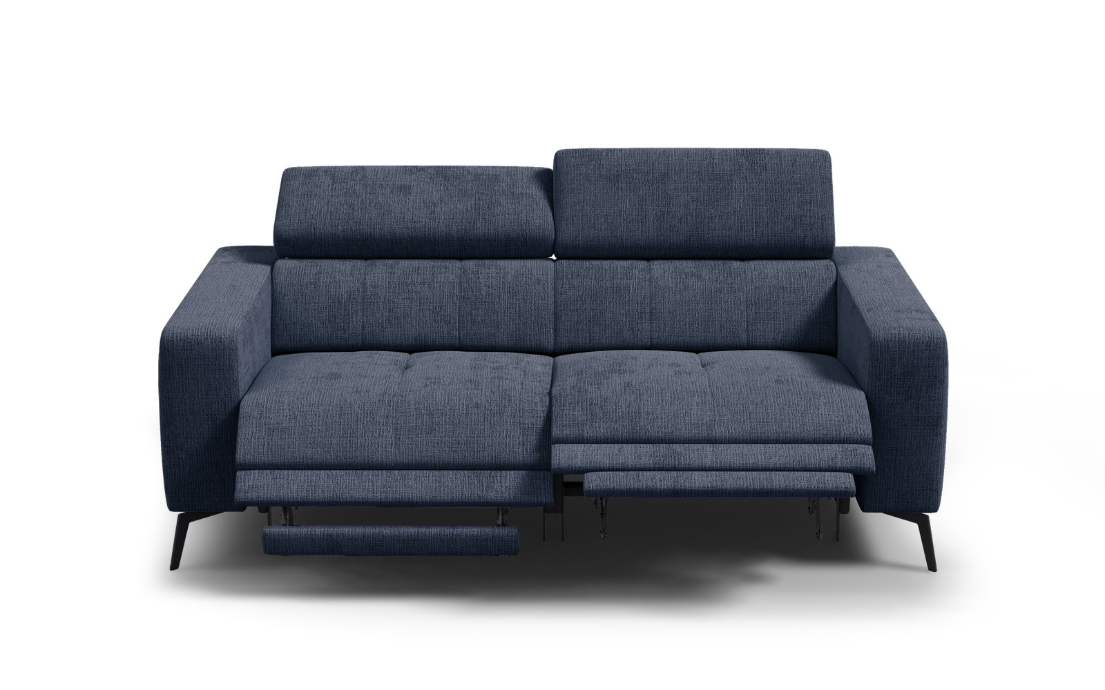Relaxsofa 3-Sitzer MORELLO, marineblau, 2 x Relax Zero Gravity