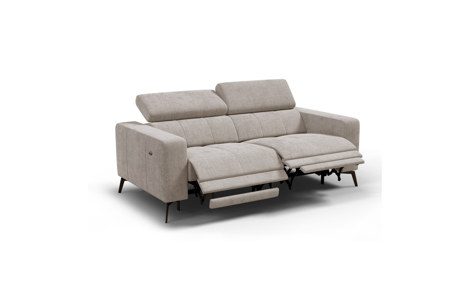 Relaxsofa 3-Sitzer MORELLO, beige, 2 x Relax Zero Gravity