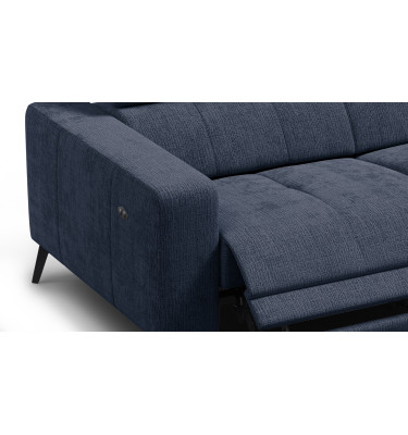 Relaxsofa 3-Sitzer MORELLO, marineblau, 2 x Relax Zero Gravity