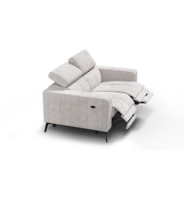 Relaxsofa 2-Sitzer MORELLO, creme, 2 x Relax Zero Gravity
