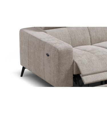 Relaxsofa 2-Sitzer MORELLO, beige, 2 x Relax Zero Gravity