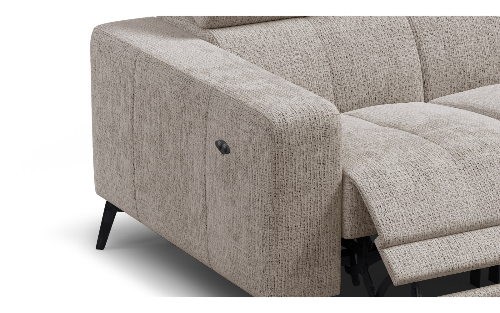 Relaxsofa 2-Sitzer MORELLO, beige, 2 x Relax Zero Gravity