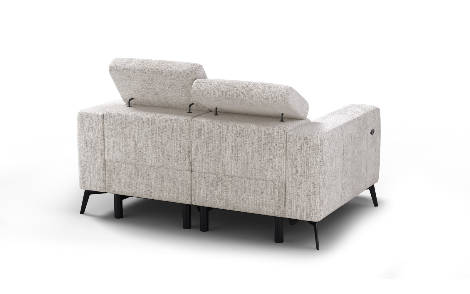 Relaxsofa 2-Sitzer MORELLO, creme, 2 x Relax Zero Gravity